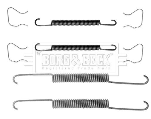 BORG & BECK Lisakomplekt, seisupiduriklotsid BBK6117